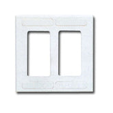 Siemon DR-D-02 Double Gang Designer Faceplate